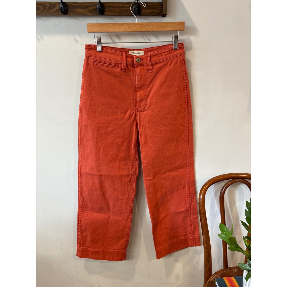 Madewell Slim Emmett Wide-Leg Crop Pants